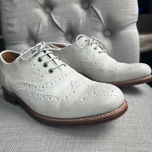 Grenson Shoes | Grenson Rose White Oxfords | Color: White | Size: UK 5.5, US 8.5 | Poppylike's Closet